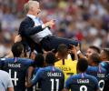 France coach and players react to World Cup victory