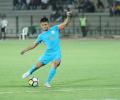 I don't celebrate outrageously, says Chhetri after third 'trick'