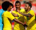 WC warm-up: Neymar goal caps impressive Brazil win over feisty Austria