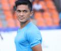 Sunil Chhetri equals Lionel Messi's record