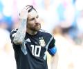 World Cup PIX: Messi misses penalty as Argentina held by Iceland