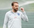 World Cup updates: England boss Southgate amused after dislocating shoulder