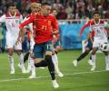 WC PIX: Spain snatch late draw with Morocco to top group