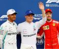 Bottas on pole in Austria with Hamilton second