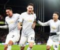 EPL PHOTOS: United pull off win at Palace in five-goal thriller