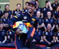 Ricciardo breaks Barcelona track record in F1 testing