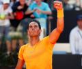 Rampant Nadal beats Djokovic, meets Zverev in Rome final