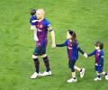 Watch: Barca captain Iniesta's goodbye to boyhood club, fans