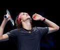 PIX: Uproar as Zverev stuns Federer to reach ATP Finals title match