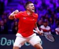 Davis Cup final: Coric, Cilic put Croatia in charge