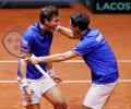 Davis Cup final: France stay alive in after doubles win