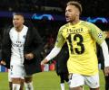 Champions League PIX: Neymar on target; Messi magic seals Barca win