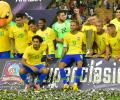 PHOTOS: Brazil down Argentina; Belgium held by Netherlands