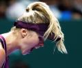 Svitolina, Pliskova advance as Wozniacki crashes out in Singapore