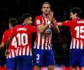 Football Roundup: Atletico go top of La Liga