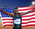 Coleman sets season's best to win Diamond League sprint