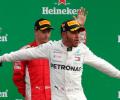 Hamilton wins as Vettel spins in Ferrari's backyard