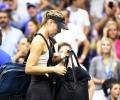 Sharapova dumped out of US Open by birthday girl Suarez Navarro