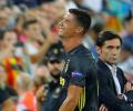 PHOTOS: Ronaldo sees red as Juventus beat Valencia