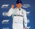 Russian Grand Prix: Bottas pips Hamilton to pole in Russia