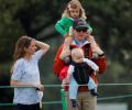 PIX: Women, kids take over Augusta National ahead of Masters