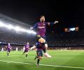 Champions League PICS: Messi's Barca in semis; Ronaldo's Juve stunned