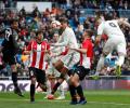 La Liga: Benzema hat-trick helps Real back to winning ways and more...