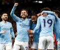 EPL: City take big step towards title with derby win at United