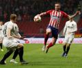 Soccer Pix: Atletico put Barca celebrations on ice