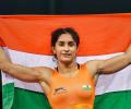 Sakshi, Vinesh win bronze at Asian wrestling