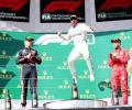 Hamilton wins in Hungary after hunting down Verstappen