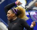 US Open PIX: Serena whips Sharapova; easy for Djokovic