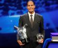 Van Dijk beats Messi, Ronaldo for UEFA award