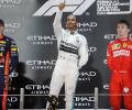 Hamilton ends the F1 season in style in Abu Dhabi