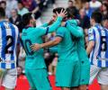 La Liga Photos: Leaders Barca stumble to draw at Sociedad