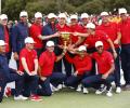 PIX: Tiger leads from front as US win Presidents Cup