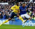 EPL PIX: Everton held by Arsenal as new boss Ancelotti watches on