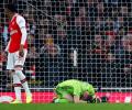 EPL PICS: Chelsea down Arsenal in ill-tempered derby