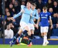 EPL PIX: Man City go top with win at Everton