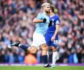 EPL PHOTOS: Aguero equals Shearer record as City thrash Chelsea