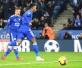 EPL PIX: Leicester impress new boss Rodgers with win over Brighton