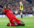 EPL PHOTOS: Liverpool, City march on as Spurs slip again