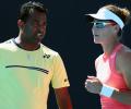 Paes-Stosur crash out of Australian Open