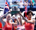 PHOTOS: Stosur-Zhang are Aus Open women's doubles champs