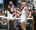 PHOTOS: Halep ends Gauff's Wimbledon dream