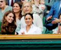 PICS: Royals Kate-Meghan, UK PM May at Wimbledon final