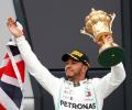 Hamilton takes record sixth British GP win