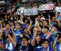 Hong Kong anti-government protests spill into Manchester City game