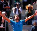 PIX: Thiem beats Djokovic in dramatic French Open semi-final