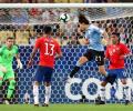 PIX: Cavani goal gives Uruguay top spot, Ecuador hold Japan